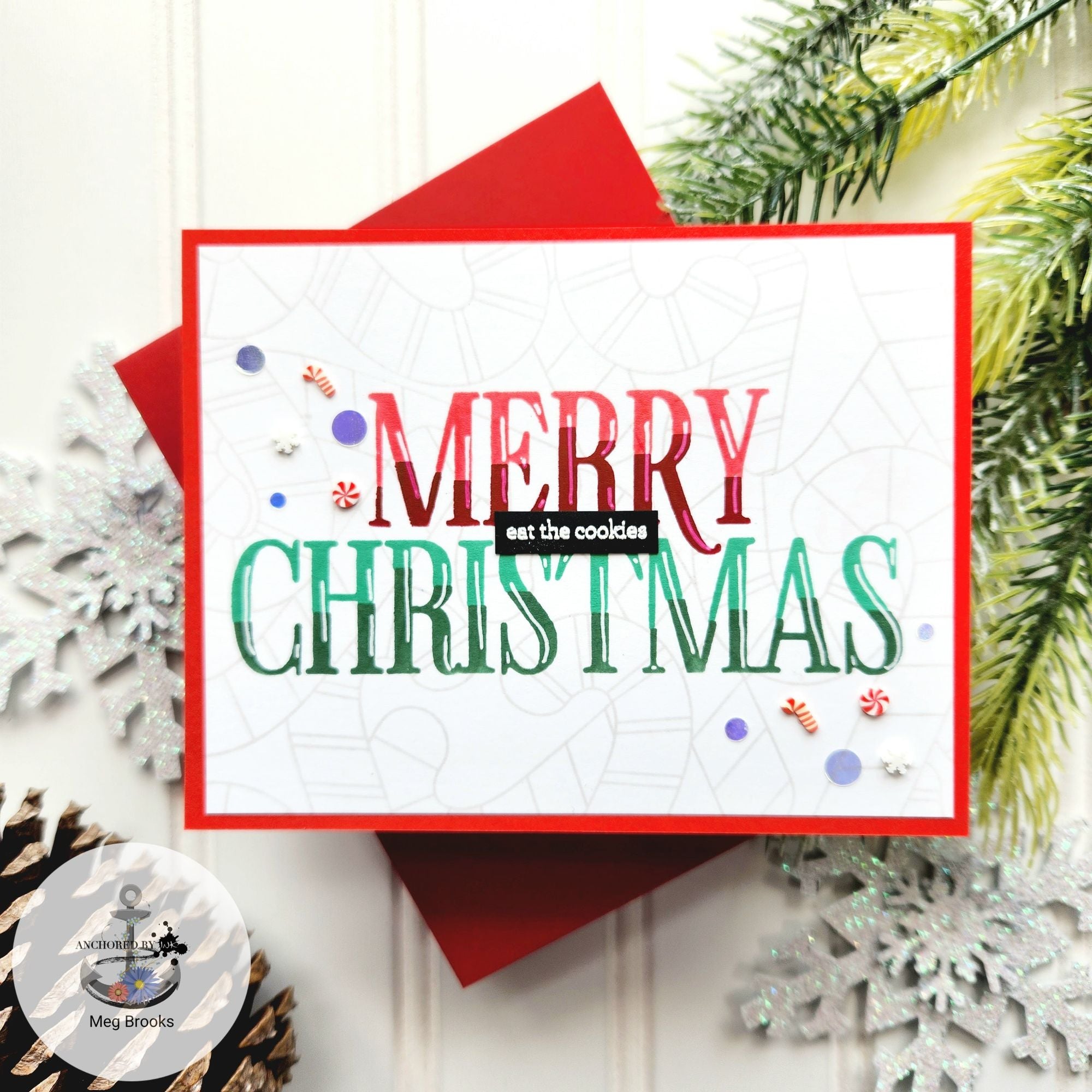 Simon Says Stamp Stencils Just My Type Christmas ssst221703c Season Of Wonder Christmas Card