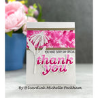 Simon Says Stencils Just My Type Friend 1015stc Sweetheart Thank You Card