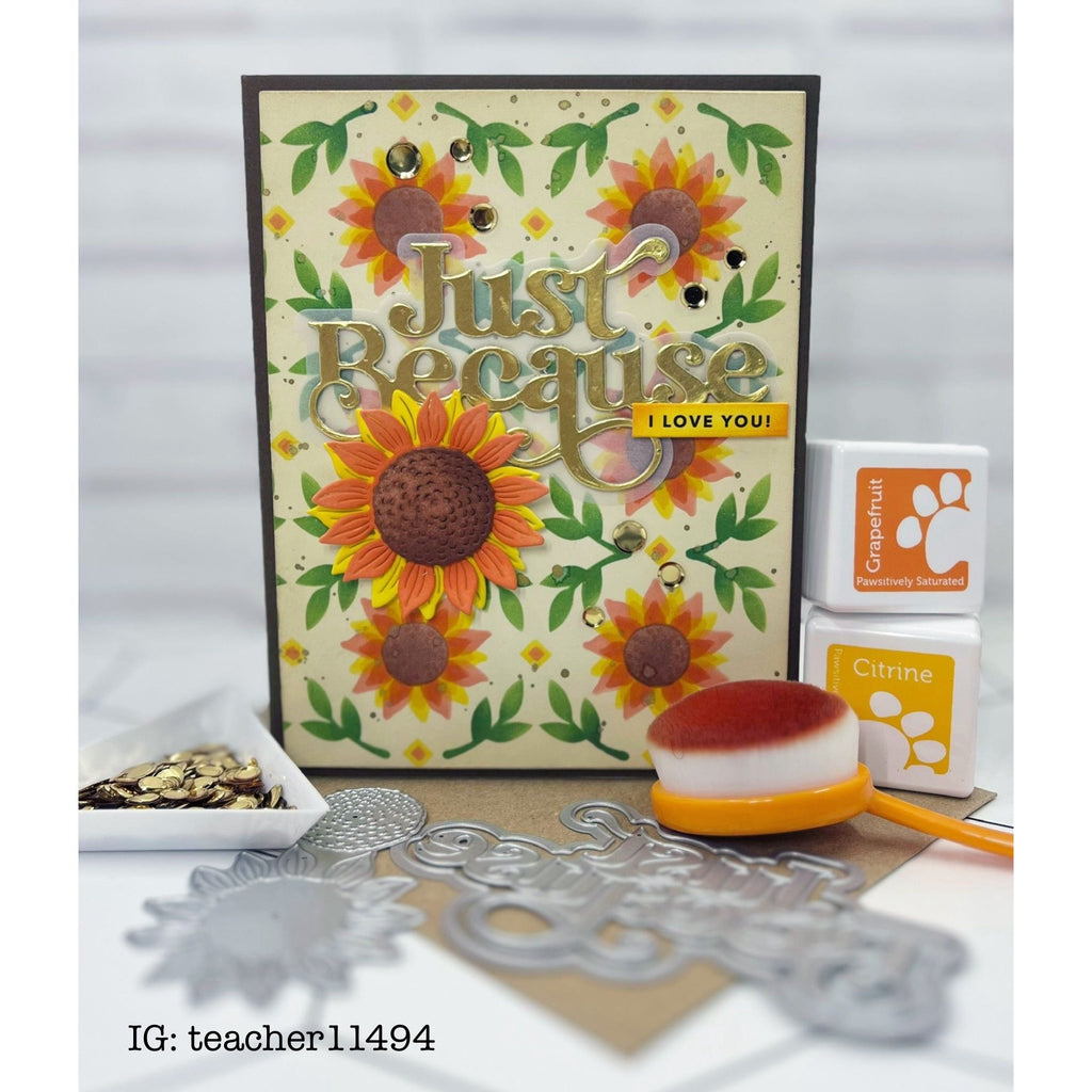 Simon Says Stamp Sentiment Strips Just Because 1015sg Stamptember Just Because Card