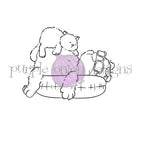 Purple Onion Designs Just Float Unmounted Cling Stamp pod5025