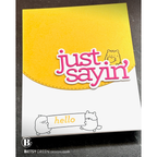CZ Design Stamps and Dies Just Sayin set1124js DieCember Just Sayin Card