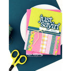 CZ Design Stamps and Dies Just Sayin set1124js DieCember Just Sayin Card | color-code:ALT02