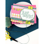 CZ Design Clear Stamps Just Sayin cz67c DieCember Just Sayin Card | color-code:ALT03