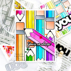 Simon Says Stamp Just Write Wafer Dies 1117sdc Cheering for You Encouragement Card | color-code:ALT03