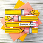 Simon Says Stamps and Dies Just Write set832jw Cheering for You Encouragement Card