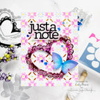 CZ Design Just a Note 2 Wafer Dies czd234c Celebrate Just a Note Card | color-code:ALT07