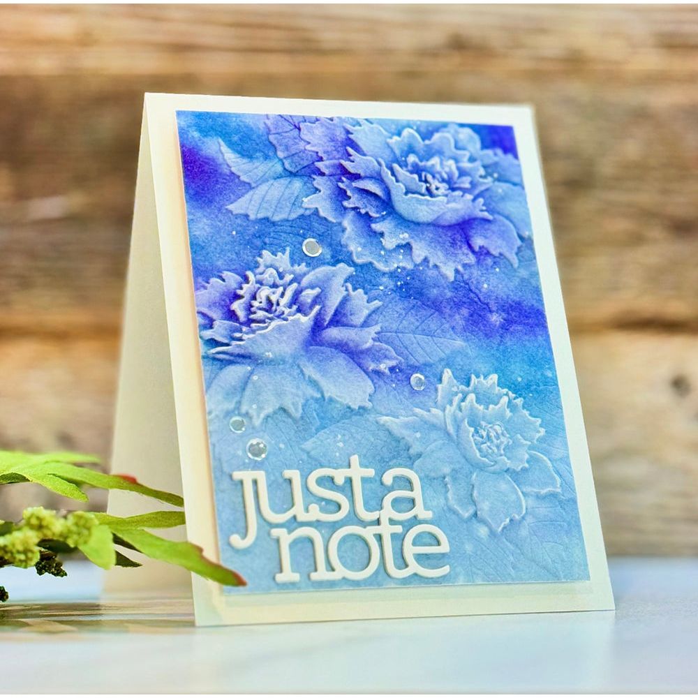 CZ Design Just a Note 2 Wafer Dies czd234c Celebrate Just a Note Card