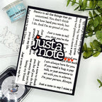 CZ Design Just a Note 2 Wafer Dies czd234c Celebrate Just a Note Card