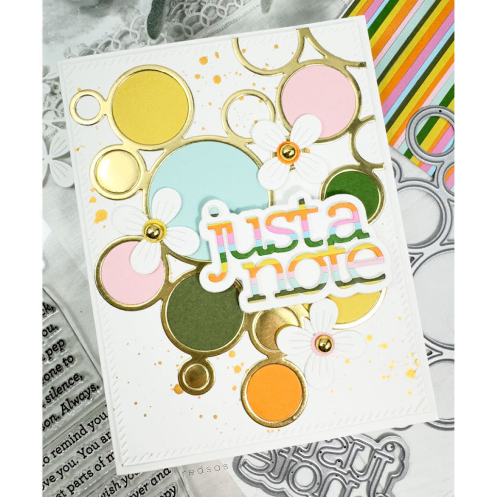 CZ Design Just a Note 2 Wafer Dies czd234c Celebrate Just a Note Card | color-code:ALT09