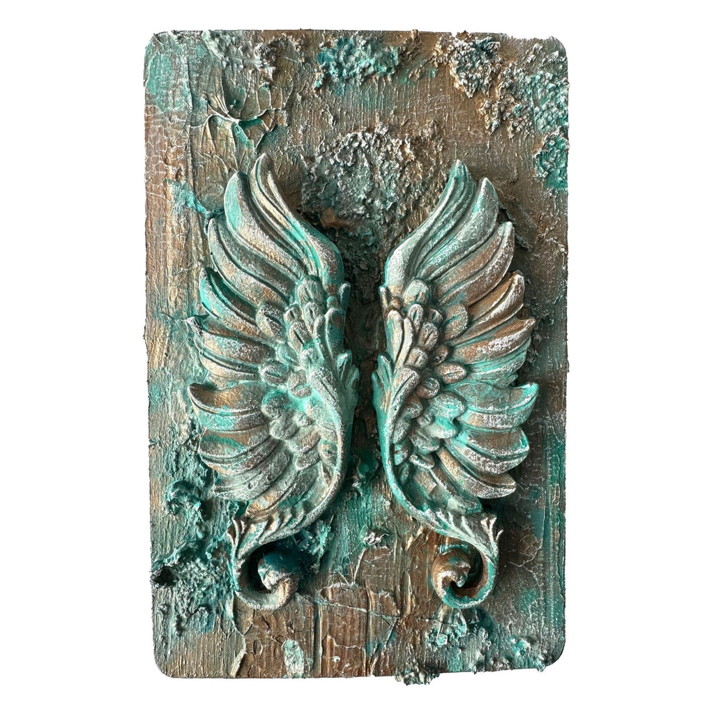 Stamperia Sandy Paste k3p72 patina wings