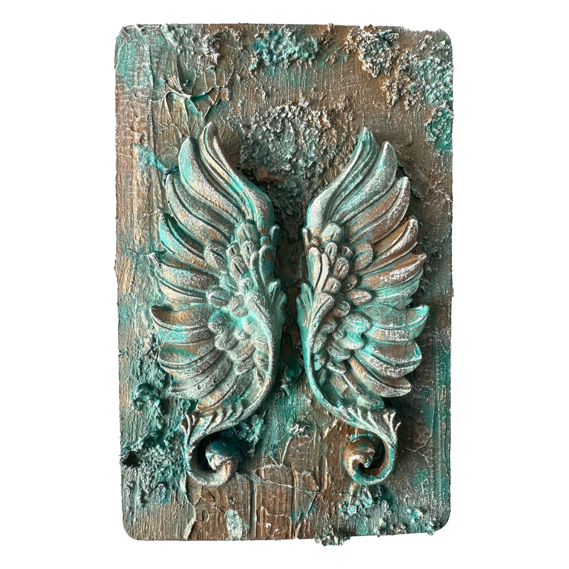 Stamperia Sandy Paste k3p72 patina wings