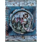 Stamperia Songs Of The Sea Adventure A6 Silicone Mold kacm20 journal page