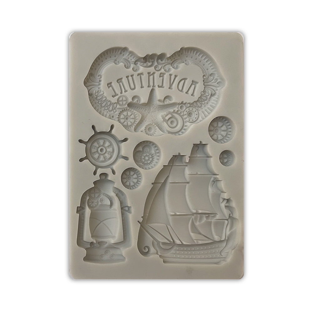 Stamperia Songs Of The Sea Adventure A6 Silicone Mold kacm20