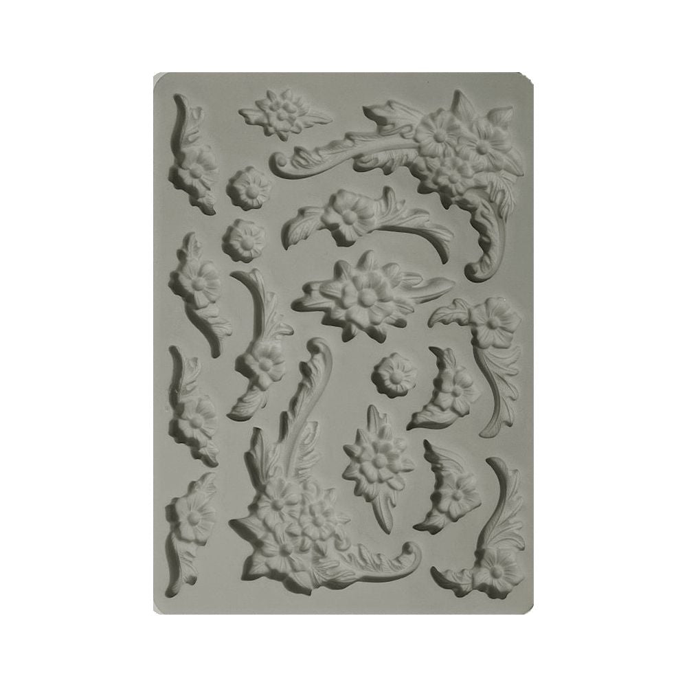 Stamperia Precious Flower Corners Silicone Mold A5 kacma506 mold