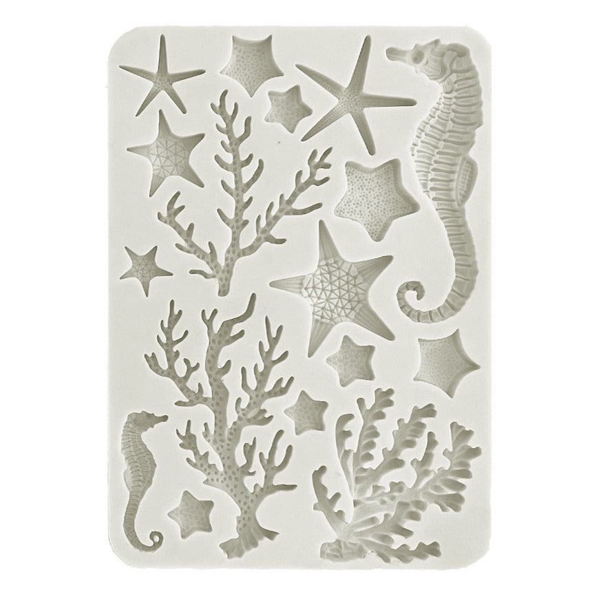 Stamperia Sea Land Corals A5 Silicone Mold kacma525