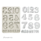 Stamperia Gear Up For Christmas Numbers Silicone Mold A5 kacma528