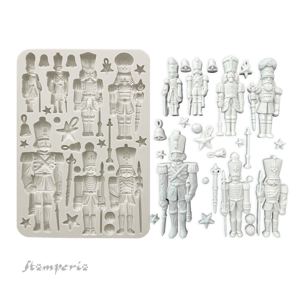 Stamperia The Nutcracker Soldiers Silicone Mold A5 kacma533