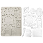 Stamperia Quiet Days Plates A5 Silicone Mold kacma595