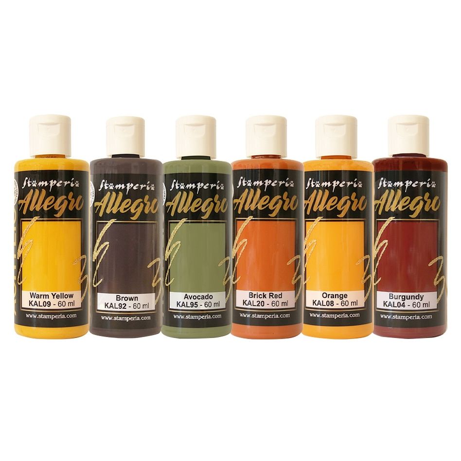 Stamperia Whispering Woods Allegro Acrylic Paint Set kalkit65