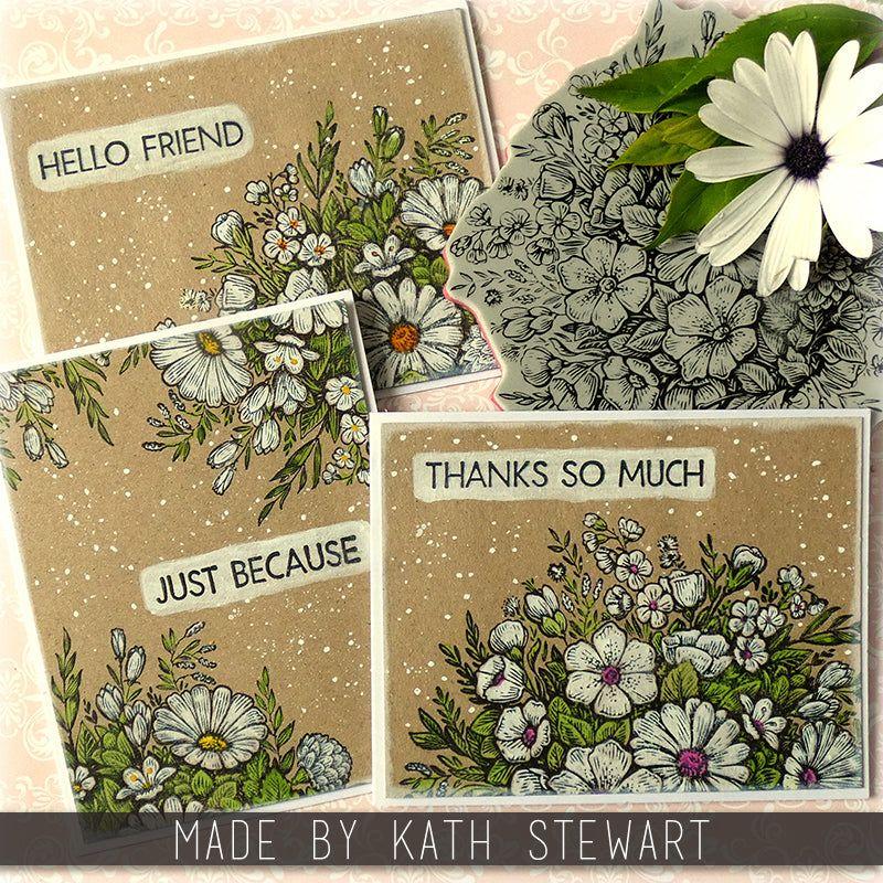Tim Holtz Floristry Stamps with Simon Says Stamp Dies Bundle setfl24
