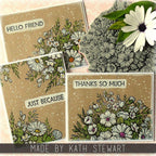 Tim Holtz Floristry Stamps with Simon Says Stamp Dies Bundle setfl24