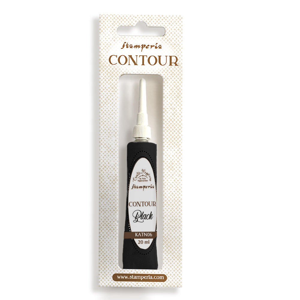 Stamperia Create Happiness Black Contour Liner katn06