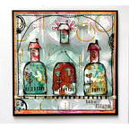 Paper Artsy Kate Crane Mini 006 Cling Stamps kcm006 houses