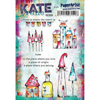 Paper Artsy Kate Crane 004 Cling Stamps kc004