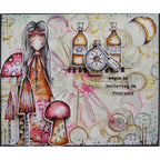 Paper Artsy Kate Crane Cling Stamps kc013