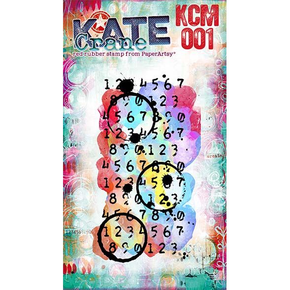 Paper Artsy Kate Crane Mini 001 Cling Stamp kcm001