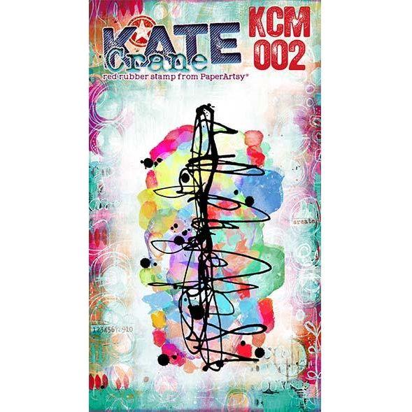 Paper Artsy Kate Crane Mini 002 Cling Stamp kcm002