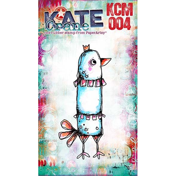 Paper Artsy Kate Crane Mini 004 Cling Stamp kcm004