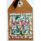 Paper Artsy Kate Crane 004 Cling Stamps kc004 tag