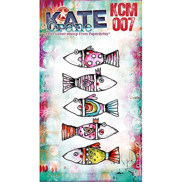Paper Artsy Kate Crane Mini 007 Cling Stamp kcm007