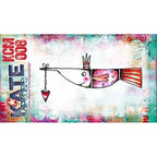 Paper Artsy Kate Crane Mini 008 Cling Stamp kcm008