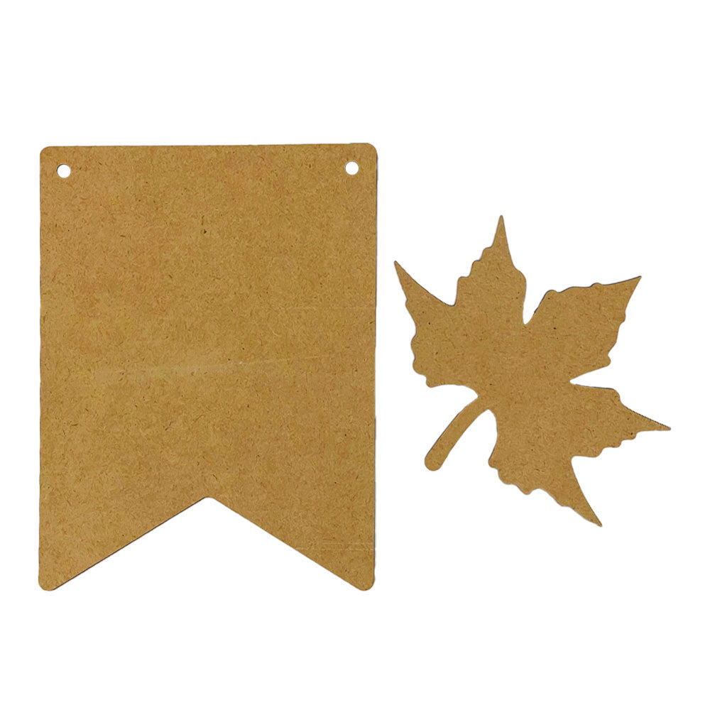 Stamperia Whispering Woods Crafty Shapes Leaf klsm65