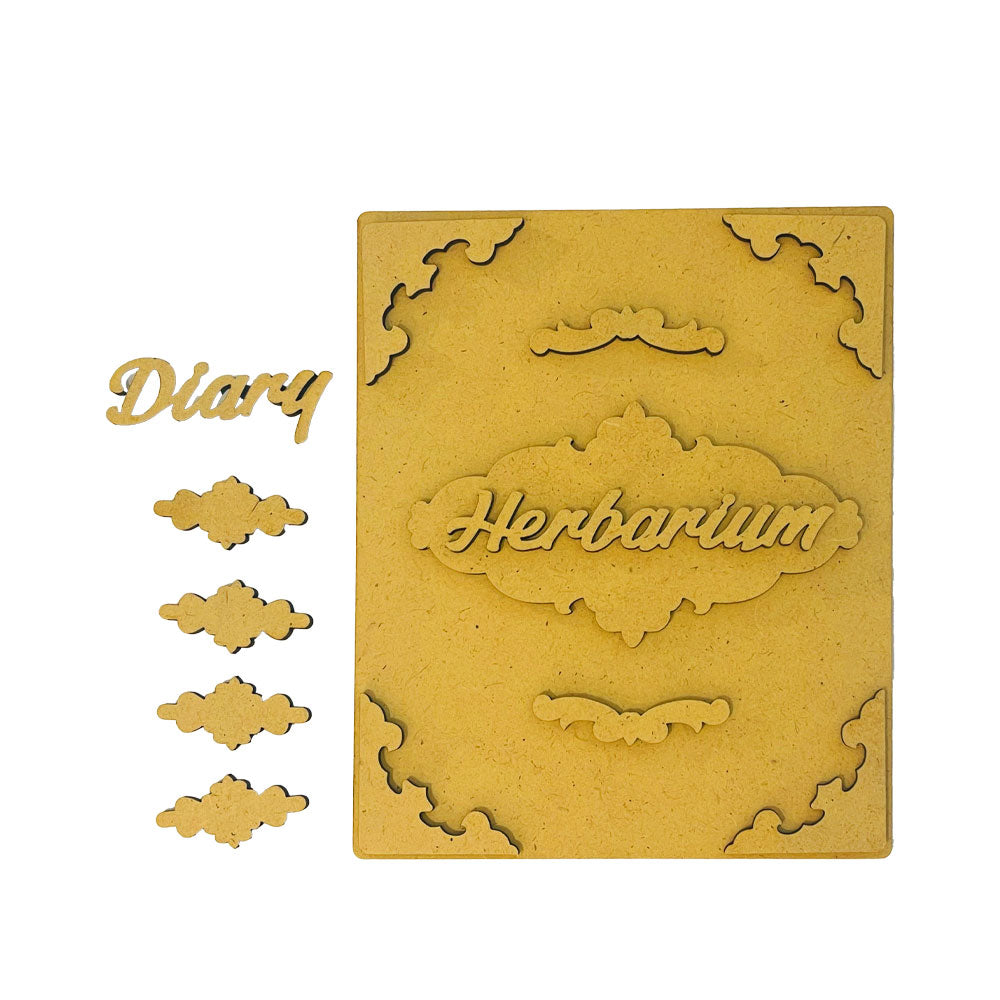 Stamperia Herbarium Silvae Diary Cover Crafty Shapes klsm75*