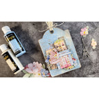 Stamperia Create Happiness Oh La La Colored Wooden Shapes klsp138 paris tag | color-code:ALT02