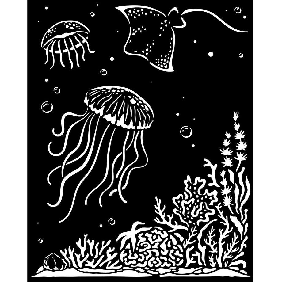 Black Glue Jellyfish Art - Arty Crafty Kids