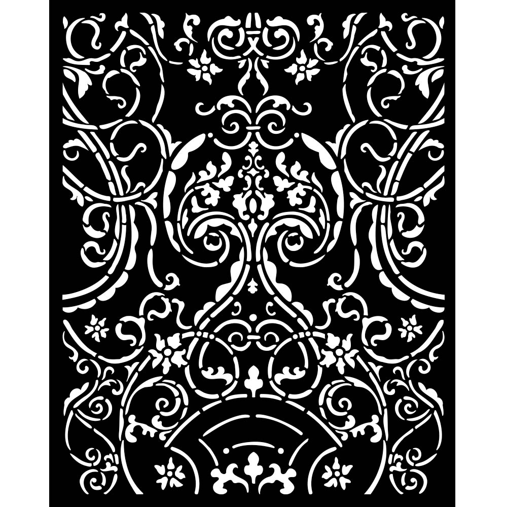 Stamperia Sir Vagabond In Fantasy World Metal Decor Stencil kstd155