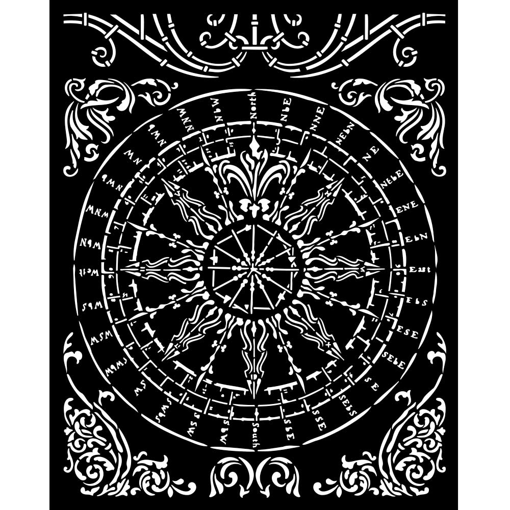 Stamperia Sir Vagabond In Fantasy World Round Stencil kstd157