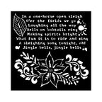 Stamperia The Nutcracker Poinsettia Stencil kstdq107