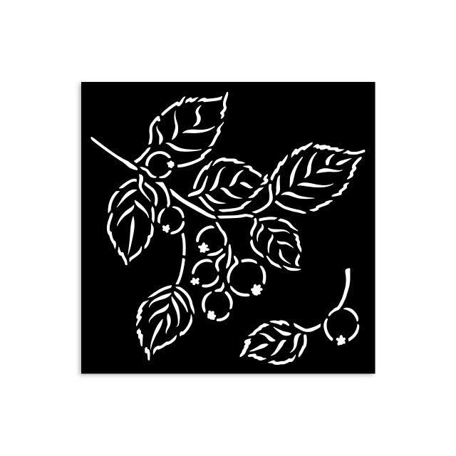 Stamperia Whispering Woods Berries Small Stencil kstds60