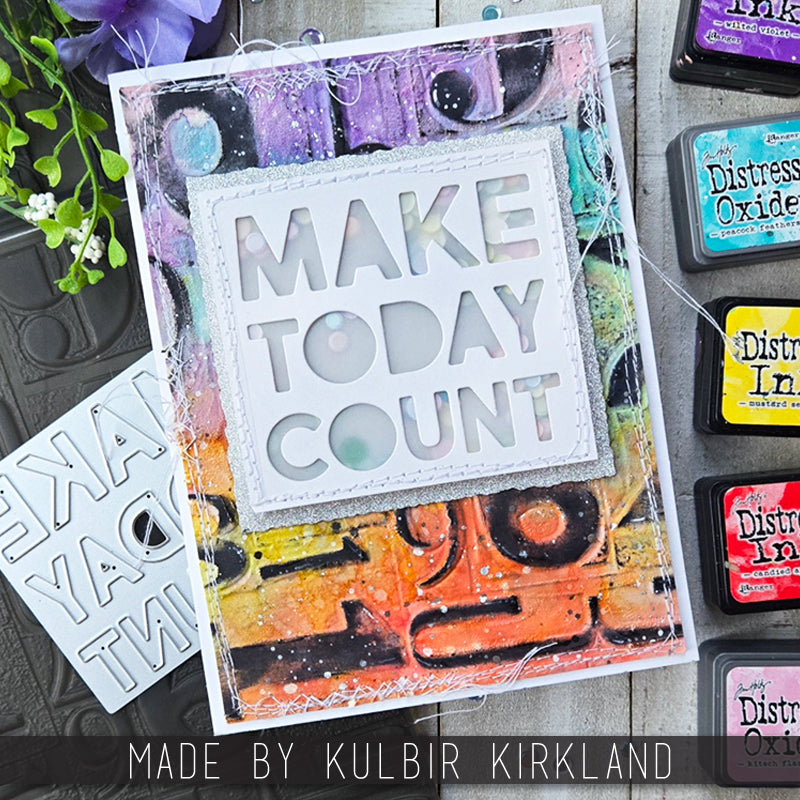 *Tim Holtz Sizzix BOLD TEXT 2 Thinlits Dies 665925