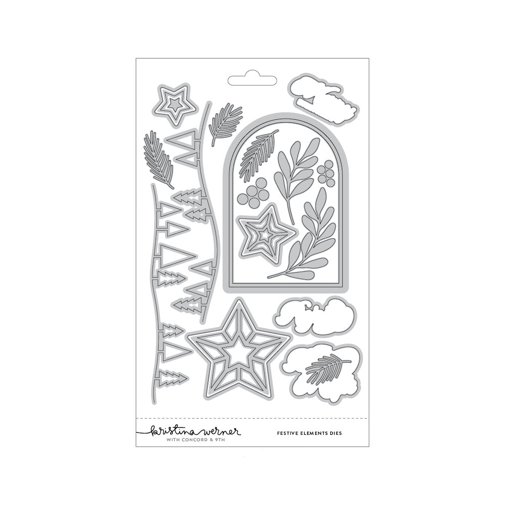 Concord & 9th Kristina Werner OCC So Very Merry 2026 Stamps Dies and Stencils Bundle
