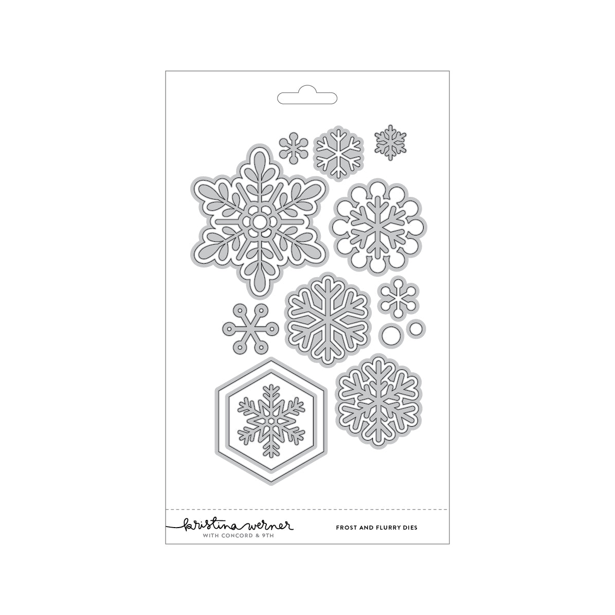 Concord & 9th Kristina Werner Frost & Flurry Stencils and Dies Bundle