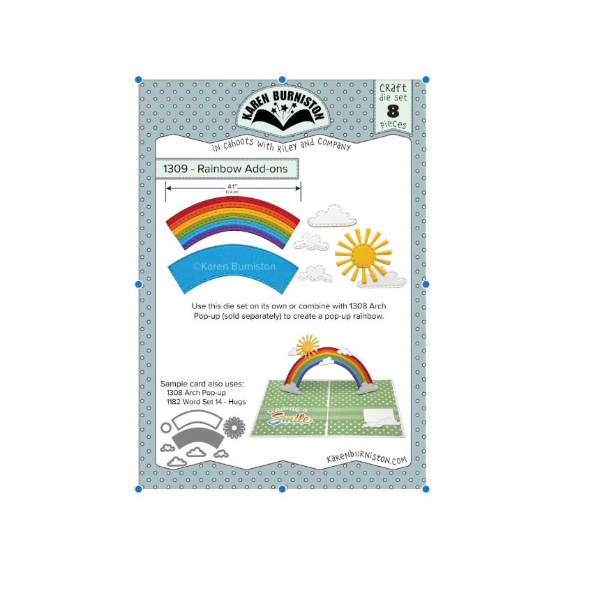 Karen Burniston Arch Pop Up and Rainbow Add On Die Set product image 2
