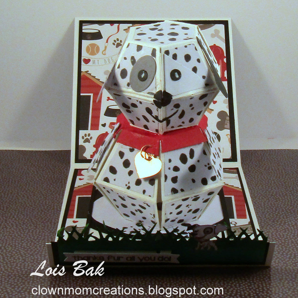 Karen Burniston Bitty Ball Pop Up and Access Tabs Die Set dalmation