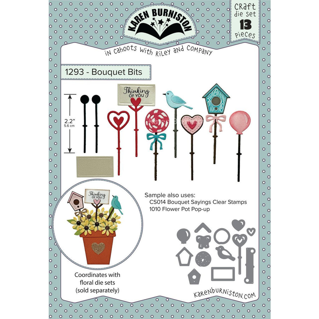 Karen Burniston Bouquet Bits Dies 1293