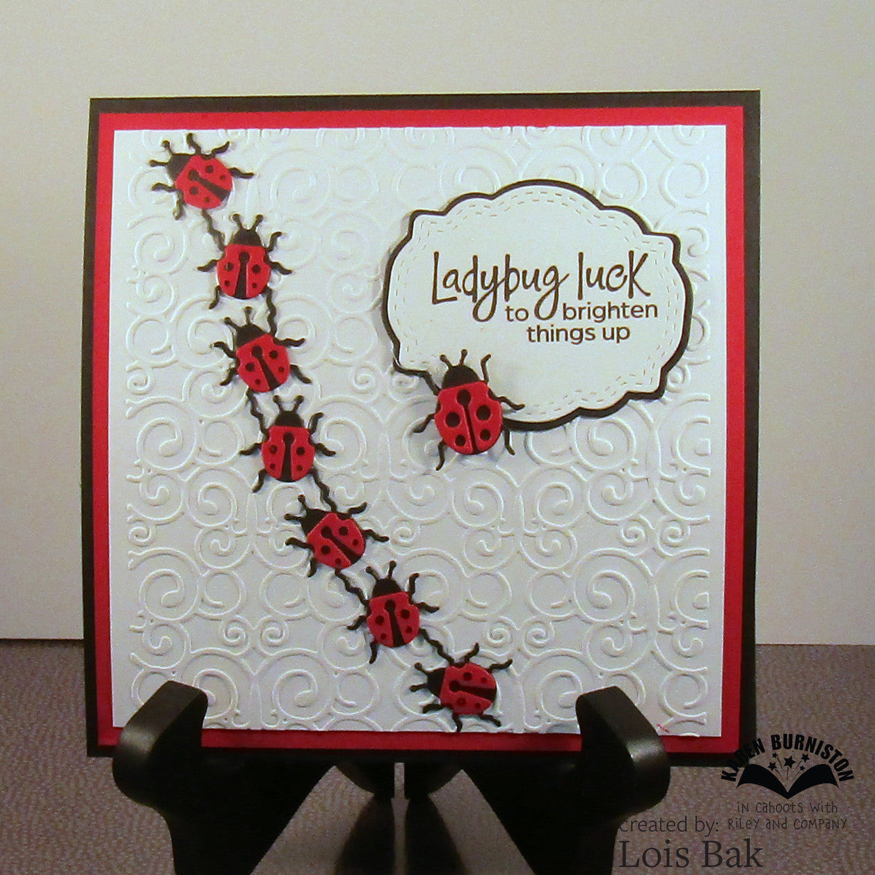 Karen Burniston Bug Borders Dies 1321 ladybug